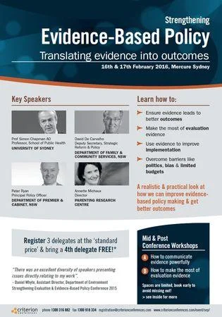 Strengthening Evidence-Based Policy
