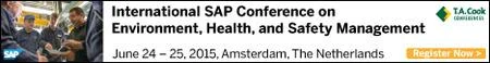 International SAP Conference on Environment, Health, and Safety Management