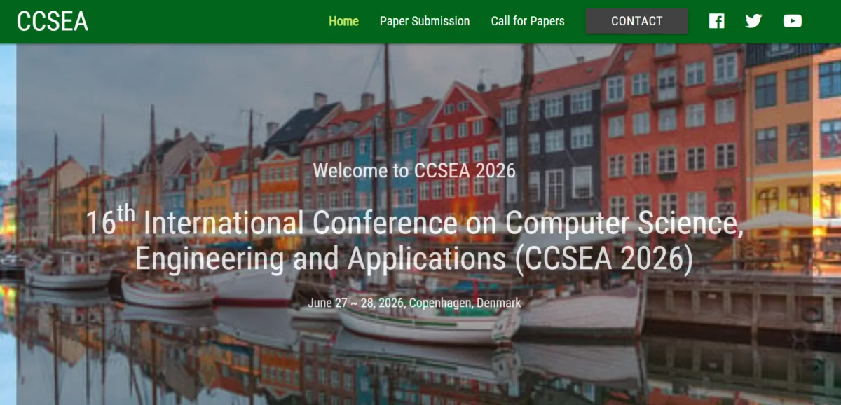 16th International Conference on Computer Science, Engineering and Applications (CCSEA 2026)