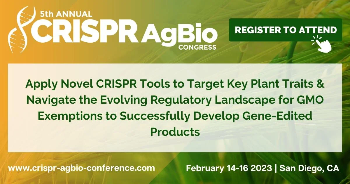 Agbio 5th Annual CRISPR AgBio Congress 2023 | World Conference Calendar