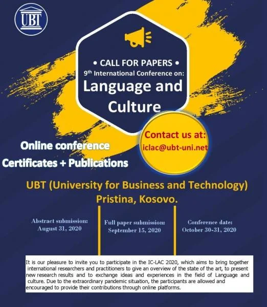 UBT Conference on Language and Culture