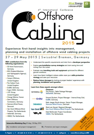4th International Conference Offshore Cabling