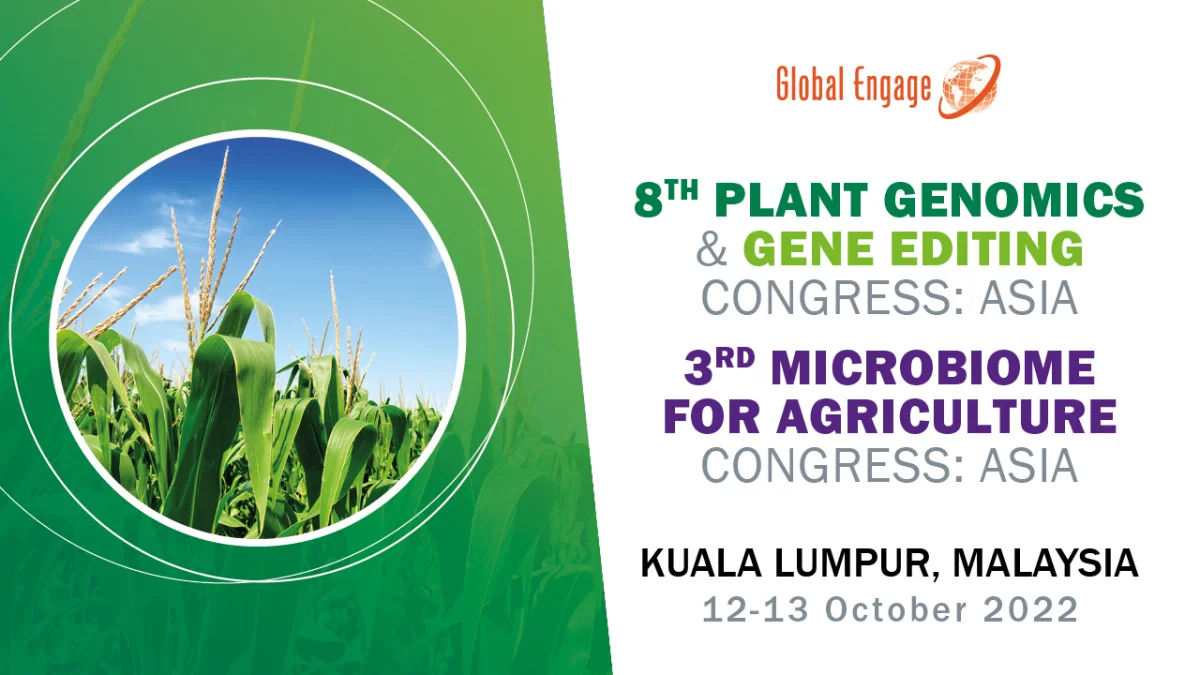 8th Plant Genomics and Gene Editing Congress Asia - Kuala Lumpur, Malaysia, 12-13th Oct 2022