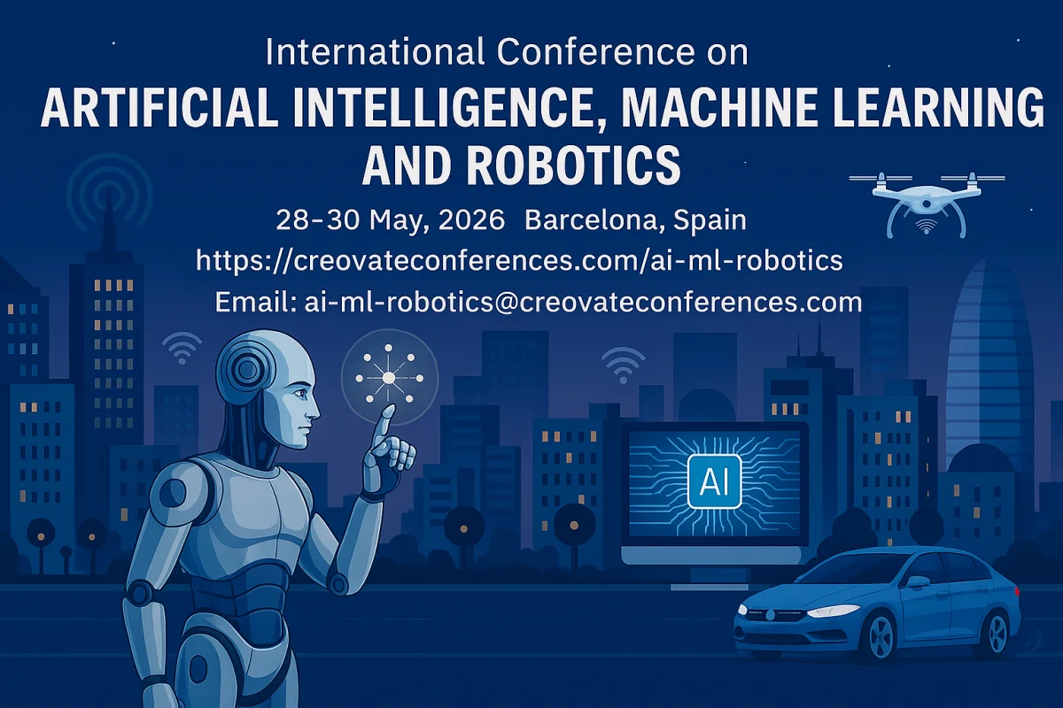 International conference on Artificial Intelligence, Machine Learning and Robotics
