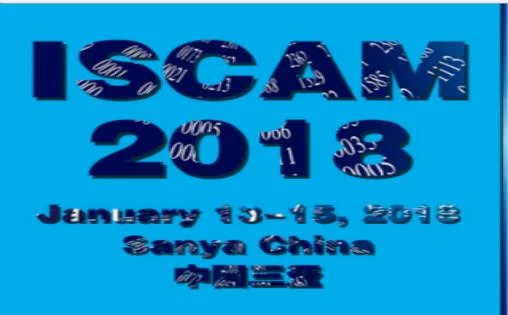 The 2nd Int’l Symposium on Computational and Applied Mathematics (ISCAM 2018)
