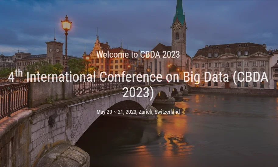 4th International Conference on Big Data (CBDA 2023)