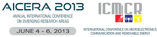 IEEE International Conference In Microelectronics, Communications  and Renewable Energy (AICERA 2013)