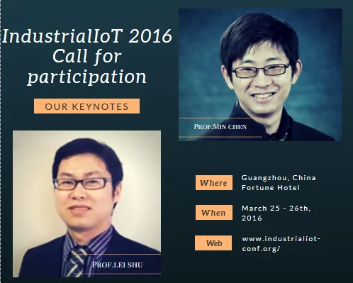 EAI International Conference on Industrial IoT Technologies and Applications