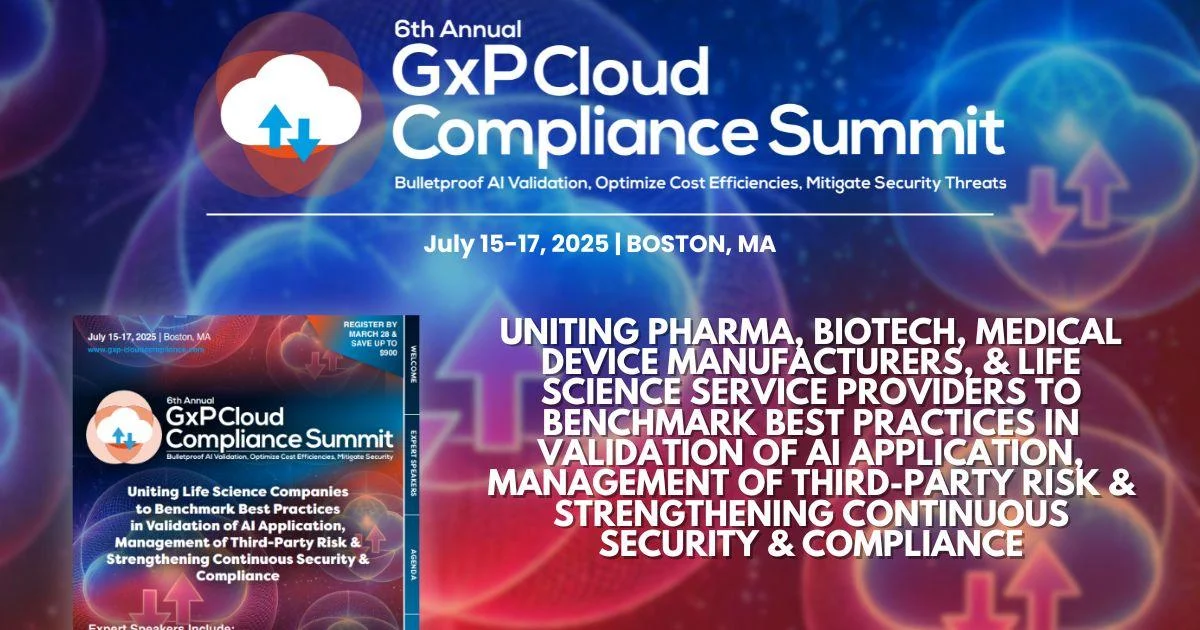 6th GxP Cloud Compliance Summit