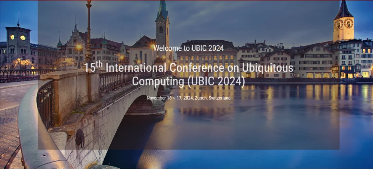 15th International Conference on Ubiquitous  Computing (UBIC 2024)