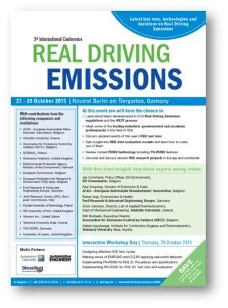 Real Driving Emissions 2015