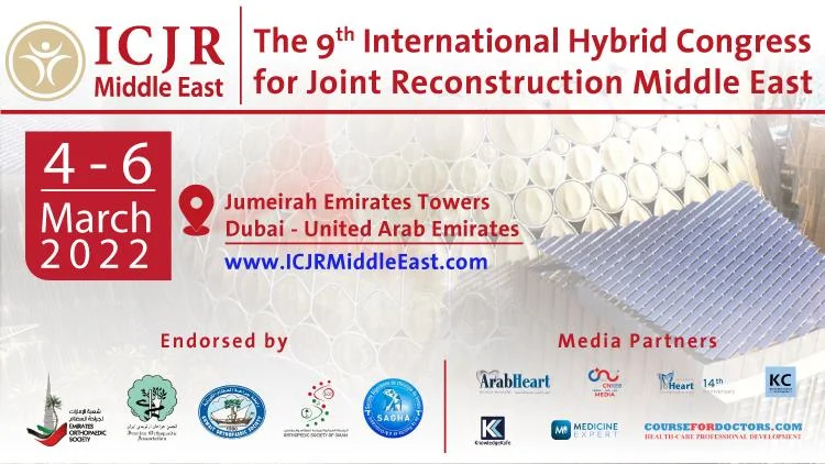 The 9th International Hybrid Congress of Joint Reconstruction Middle East (ICJR ME)
