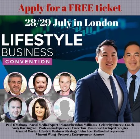 Lifestyle Business Convention in London (limited free tickets)