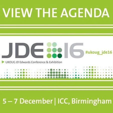 UKOUG JD Edwards Conference and Exhibition 2016