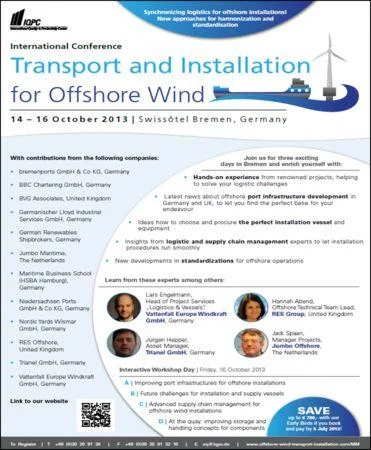 International Conference Transport and Installation for Offshore Wind