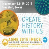 ASME 2015 International Mechanical Engineering Congress and Exposition