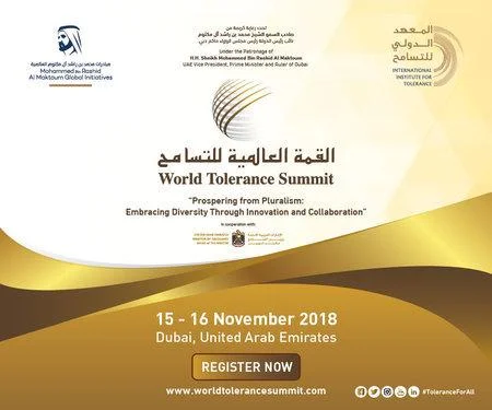 World Tolerance Summit, Dubai 2018