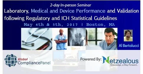 Laboratory, Medical and Device Performance and Validation following Regulatory 2017