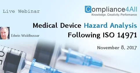 Medical Device Hazard Analysis Following ISO 14971 - 2017