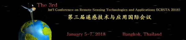 The 3rd Int'l Conference on Remote Sensing Technologies and Applications (ICRSTA 2018)