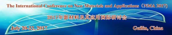 The Int'l Conference on New Materials and Applications (NMA 2017)
