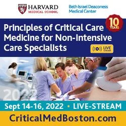Principles of Critical Care Medicine for Non-Intensive Care Specialists | LIVESTREAM