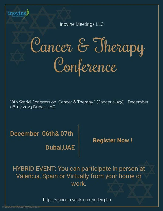 "8th World Congress on CANCER &THERAPY"