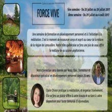 Force Vive - Une semaine pour deployer ses ailes (23 au 29 juillet 2017)