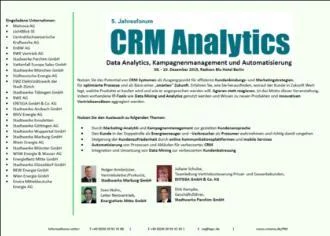 5. Jahresforum CRM Analytics