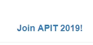 2019 Asia Pacific Information Technology Conference APIT in Jeju Island, South Korea