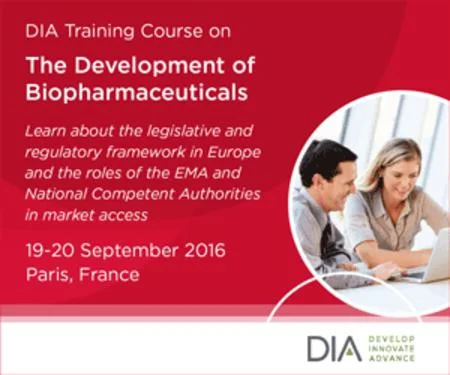The Development of Biopharmaceuticals Training and Workshop