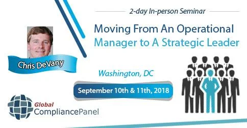 Moving From An Operational Manager to A Strategic Leader | Washington Seminar