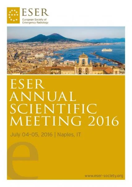 ESER Annual Scientific Meeting 2016