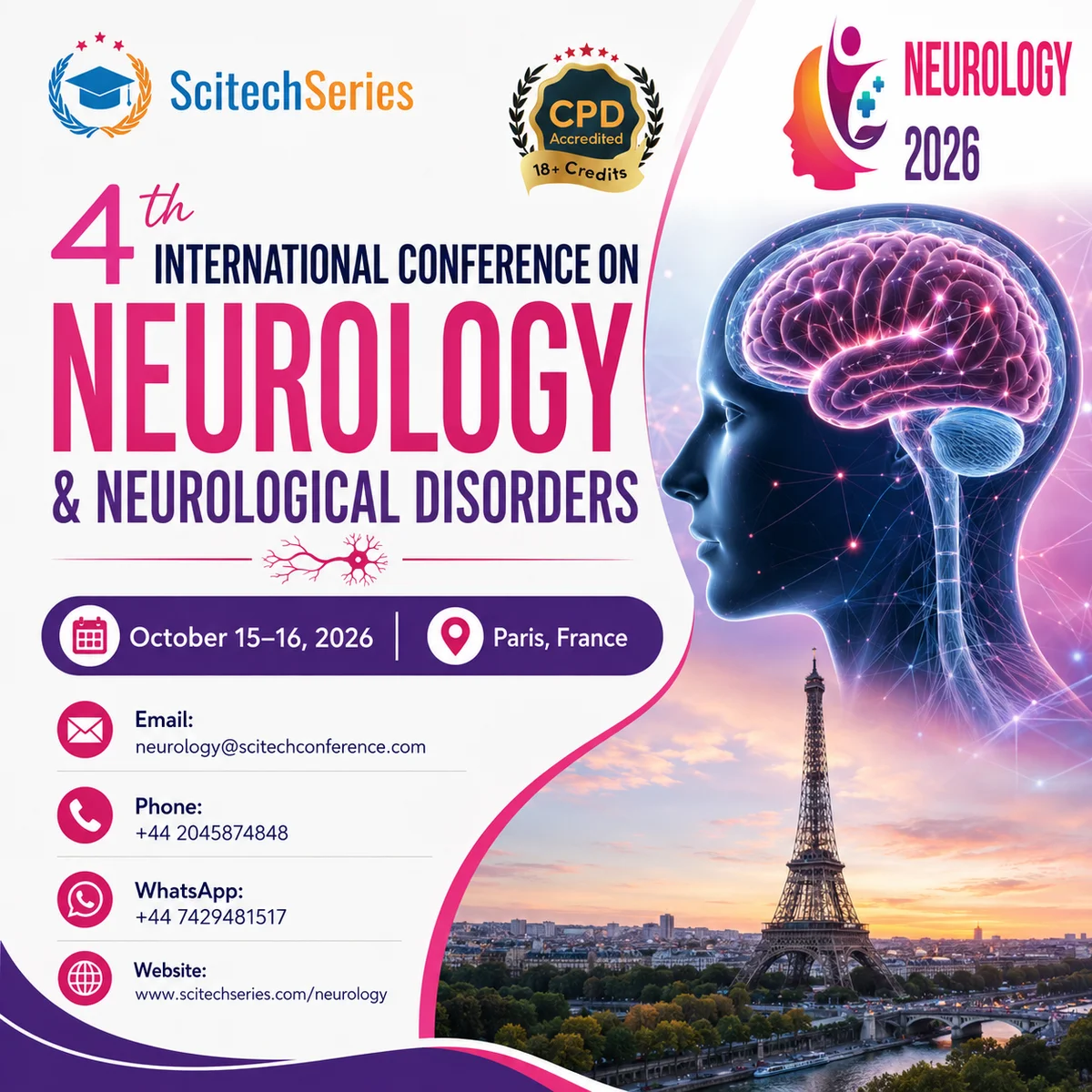 4th International Conference on Neurology & Neurological Disorders